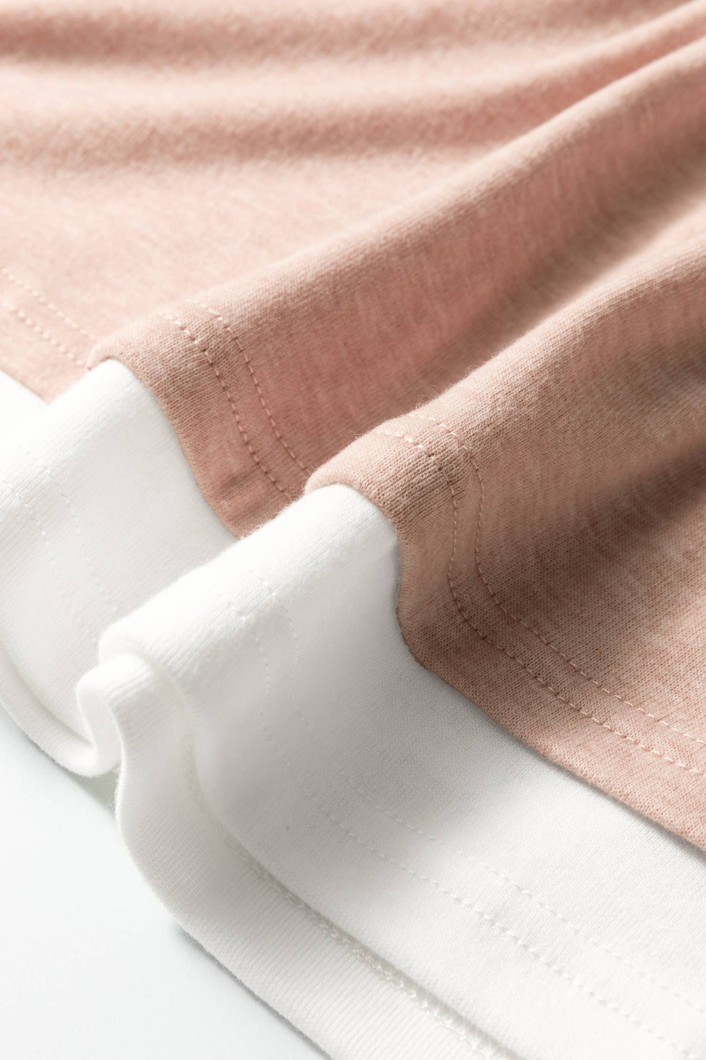 False Two Piece Color Block Patchwork Long Sleeve Top (S-XL)