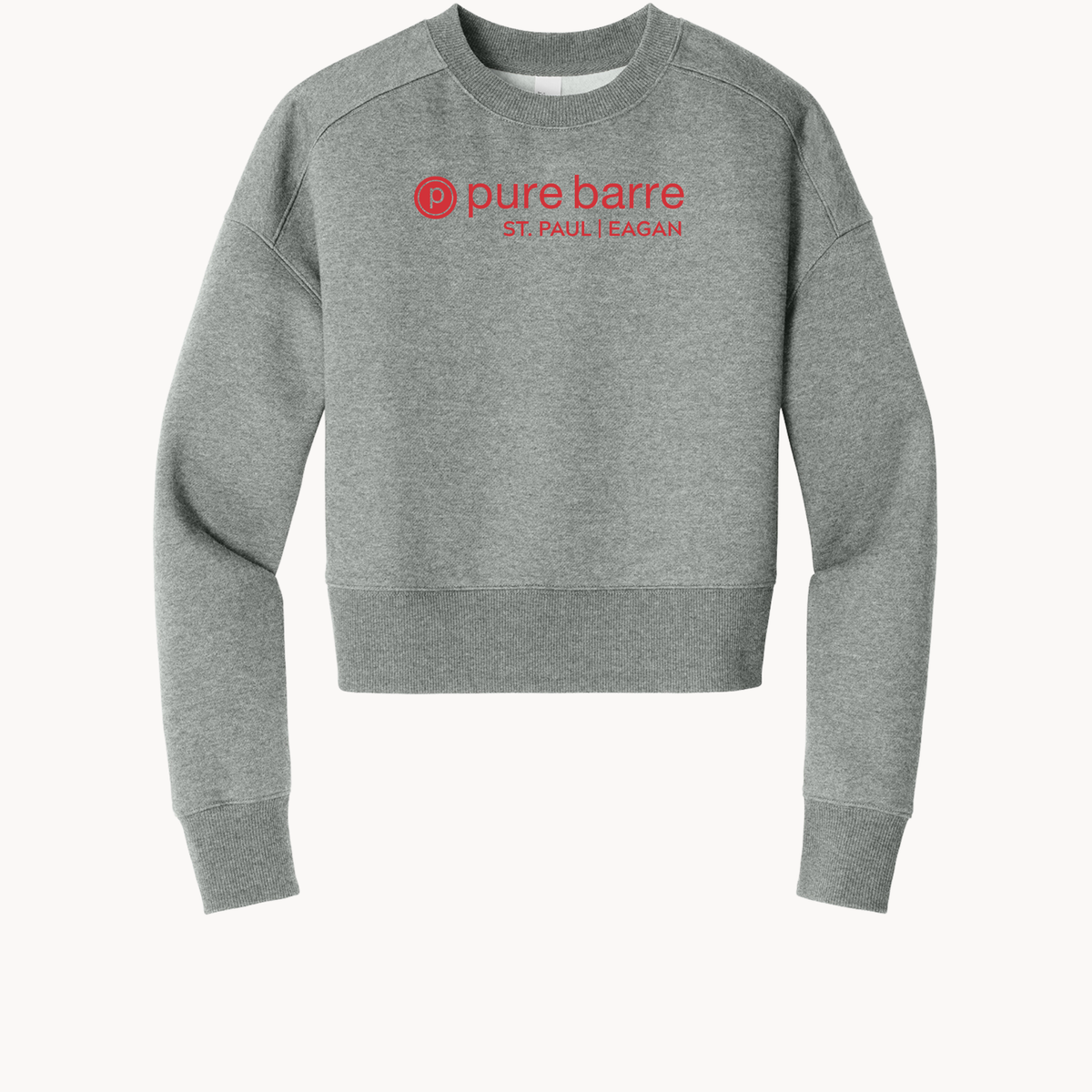 Custom Women’s Perfect Weight® Fleece Cropped Crew
