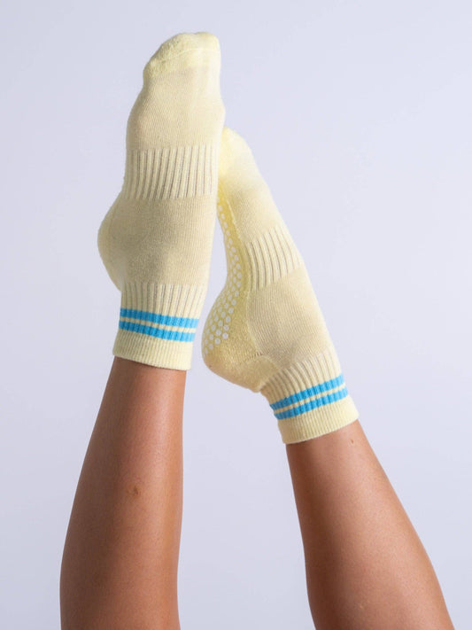 Cali Quarter - Yellow + Blue Stripe