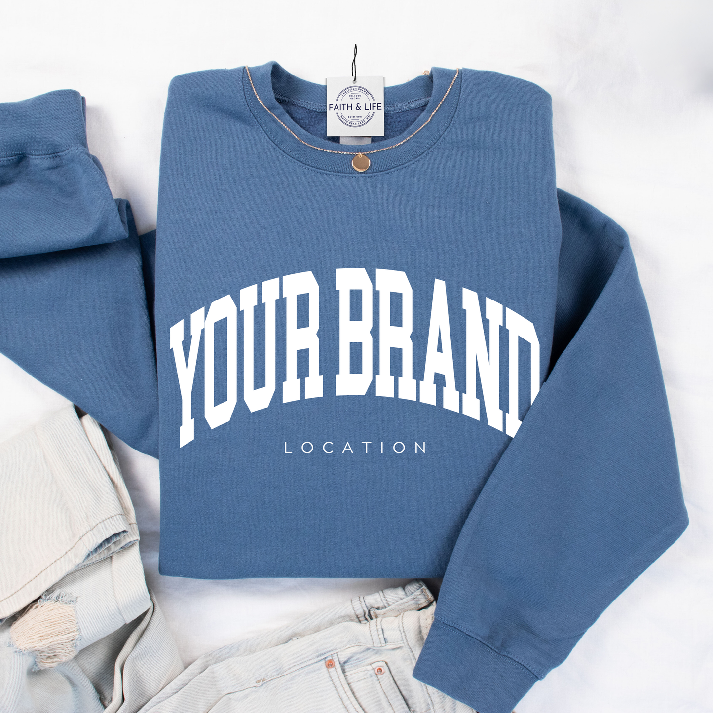 Custom Pilates Studio Personalized Crewneck Sweatshirt