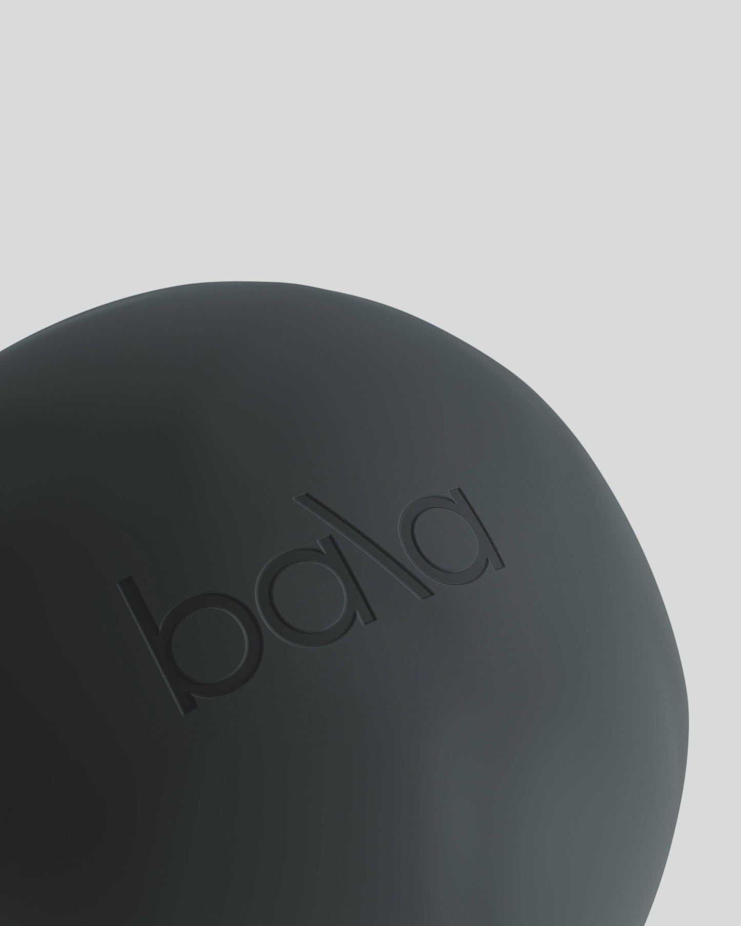 Bala Pilates Ball (Non-Weighted): Charcoal